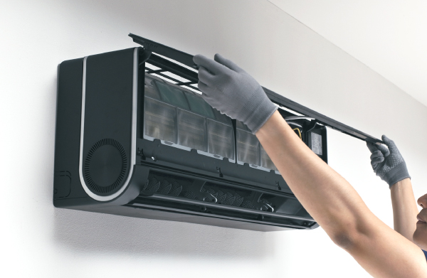 Langkah 2: Contamination Check — servis penjagaan aircond Coway